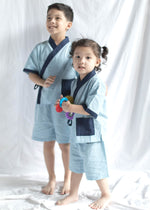 Kid's Kimono Blue Colorway